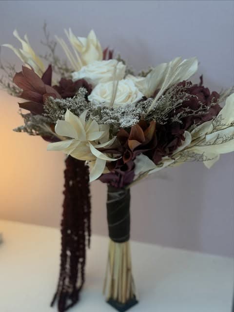 Ramo de noiva em flores preservadas — criação Bloom by Ana